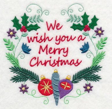 Merry Christmas Wishes Wreath - Image 4