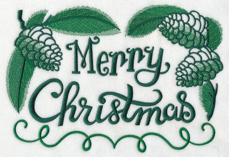 Merry Christmas with Pine Cones - Image 4