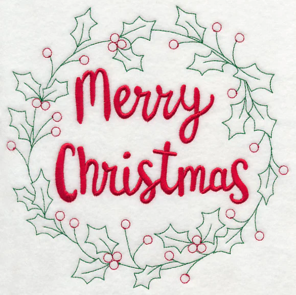 Merry Christmas Wreath