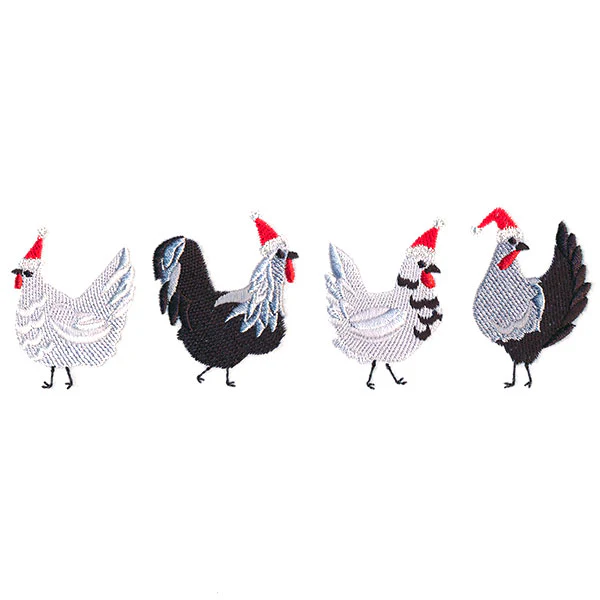 Merry Fun Chicken Border - Image 7