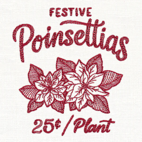 Merry Market - Festive Poinsettias - Image 4