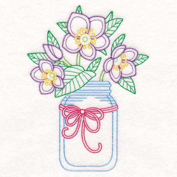 Merry Mason Jar - Lenten Rose - Image 3