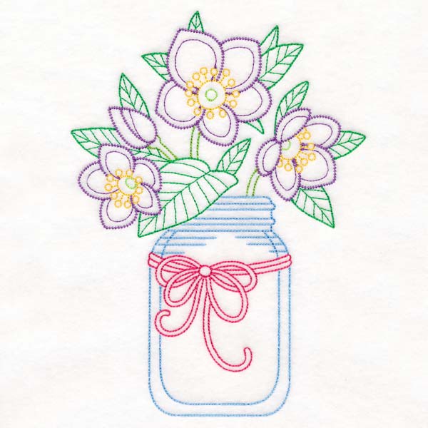 Merry Mason Jar - Lenten Rose - Image 5