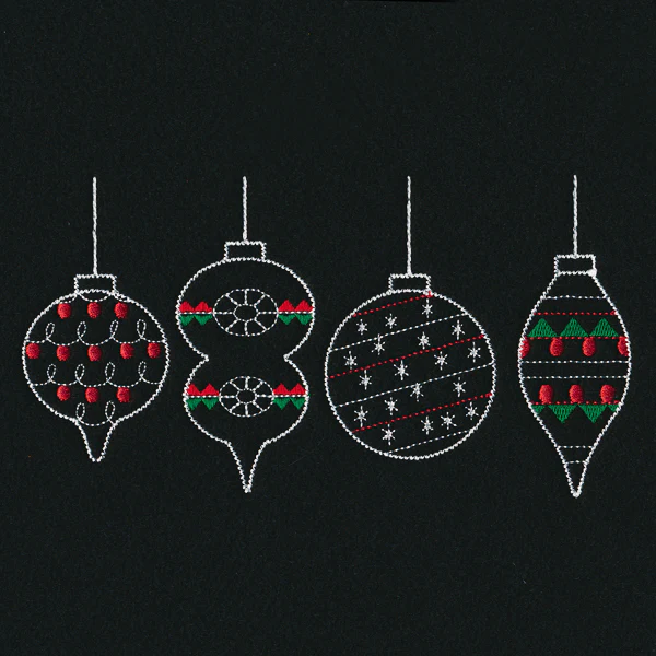 Merry Modern Ornament Border - Image 4