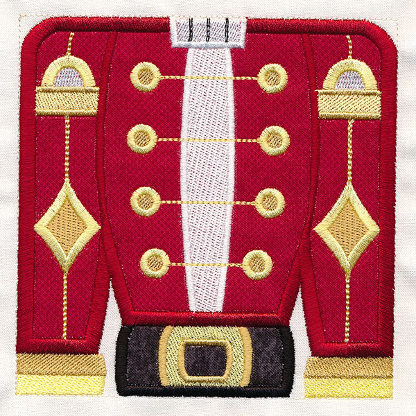 Merry Nutcracker Wall Hanging - Torso (Applique) - Image 3