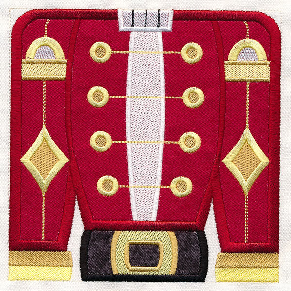 Merry Nutcracker Wall Hanging - Torso (Applique) - Image 7