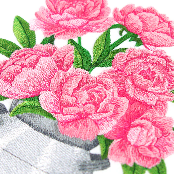 Milk Can Peony Bouquet - Image 8