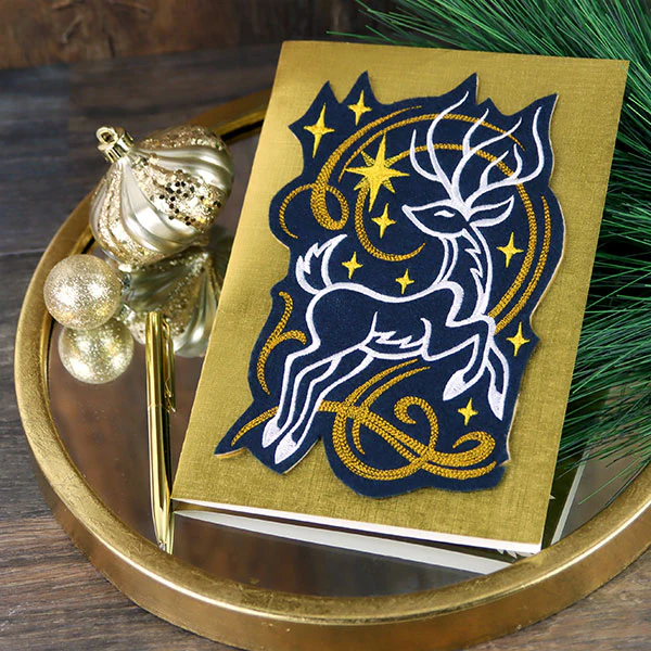 Modern Art Nouveau Reindeer - Image 4