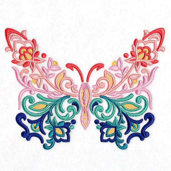 Modern Jacobean Butterfly
