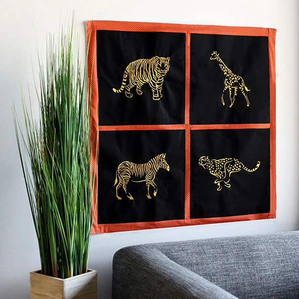 Modern Safari Zebra (Goldwork) - Image 10