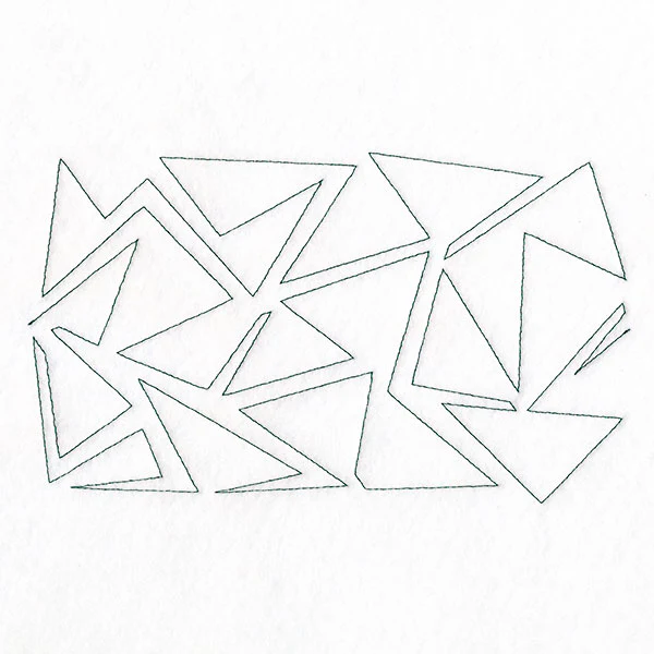 Modern Triangles Geometry (Edge-to-Edge Quilting) - Image 3