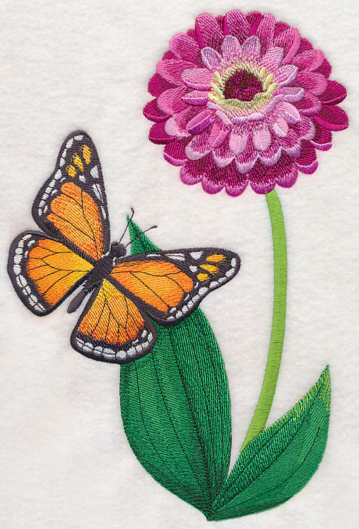 Monarch and Zinnia - Image 5
