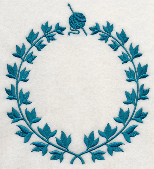 Monogram Wreath - Crochet