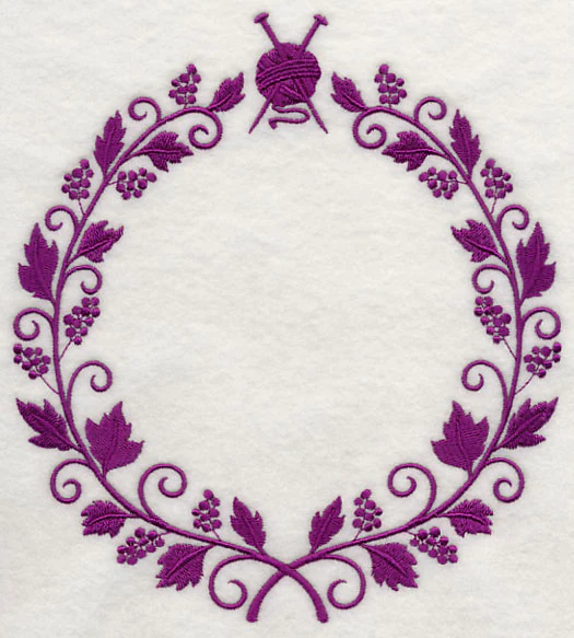 Monogram Wreath - Knit