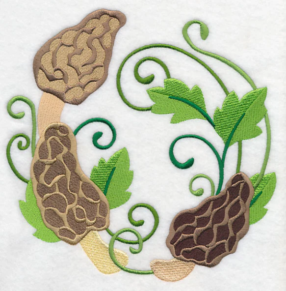 Morel Mushroom Wreath