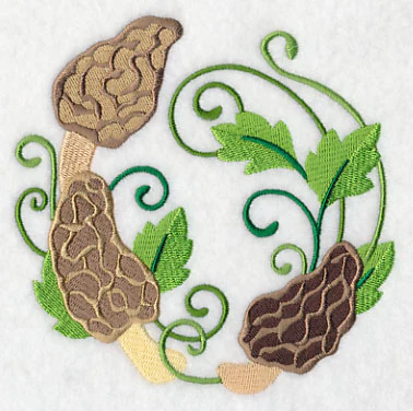 Morel Mushroom Wreath - Image 4