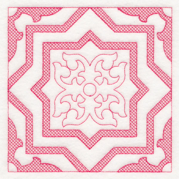 Moroccan Magic - Star Flourish (Trapunto) - Image 3