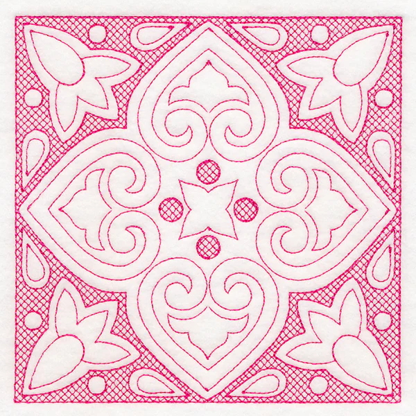 Moroccan Magic - Textured Heart (Trapunto) - Image 3