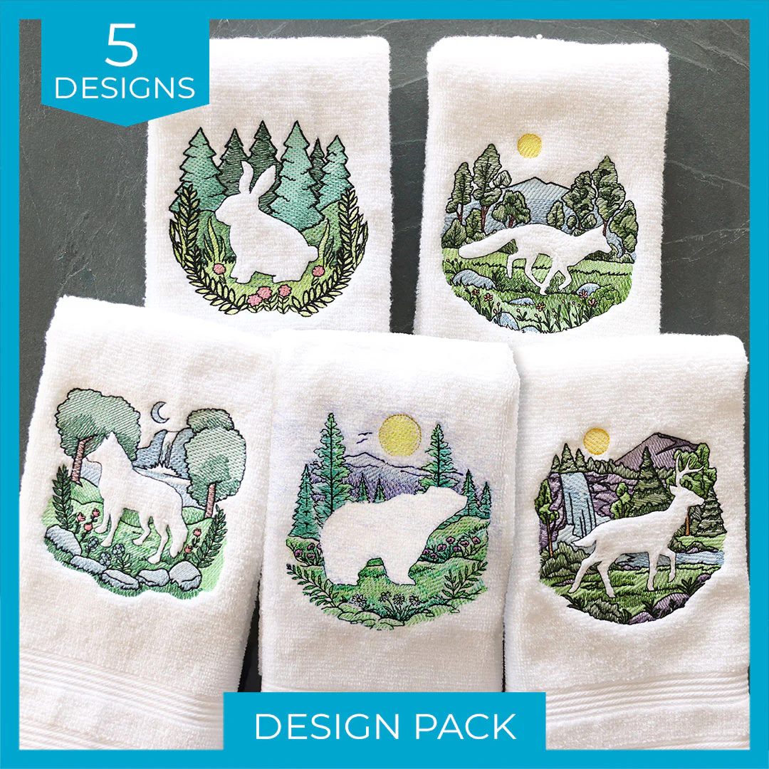 Wild Animal Silhouettes (Embossed) Design Pack - Image 8