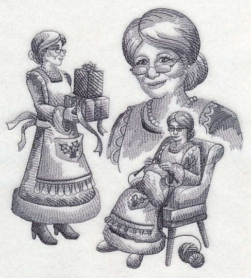 Mrs. Claus Sketch