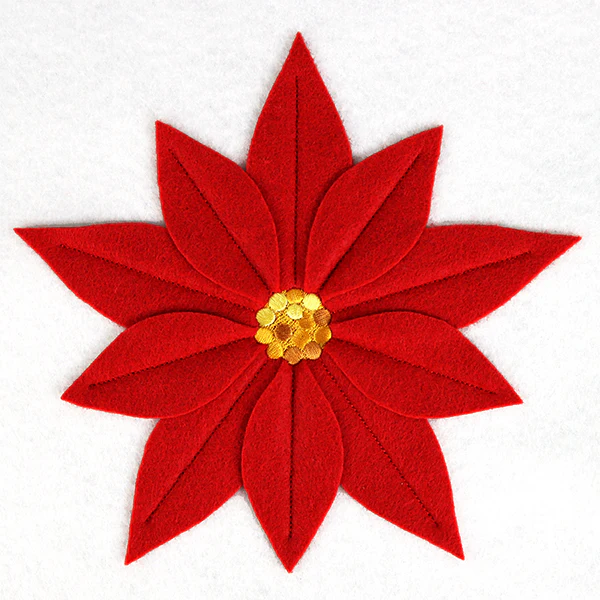 Multi-Layer Poinsettia (Applique) - Image 8