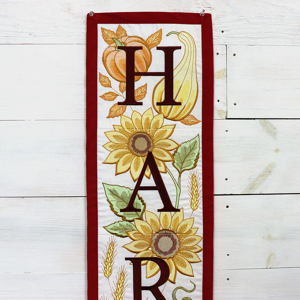 Multi-Piece Floral Harvest Sign - Image 3