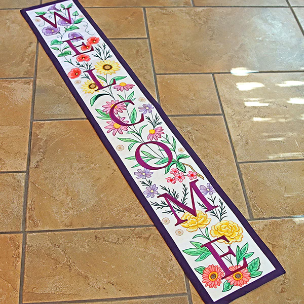 Multi-Piece Floral Welcome Sign - Image 34