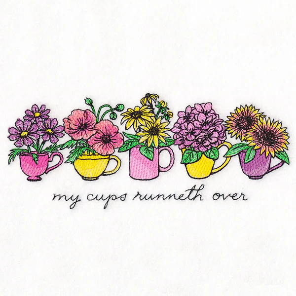 My Coffee Cups Runneth Over Flower Bouquets - Image 4