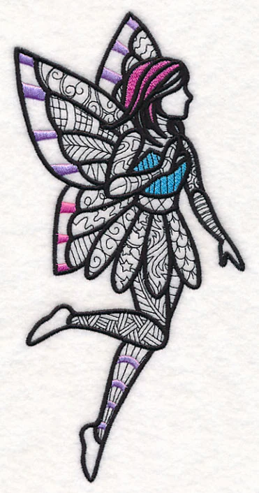 Mystical Fairy (Blackwork) - Image 3
