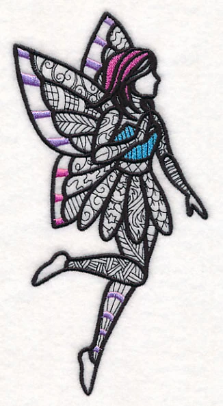 Mystical Fairy (Blackwork) - Image 5