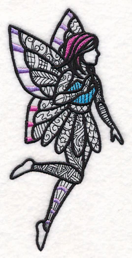 Mystical Fairy (Blackwork) - Image 7