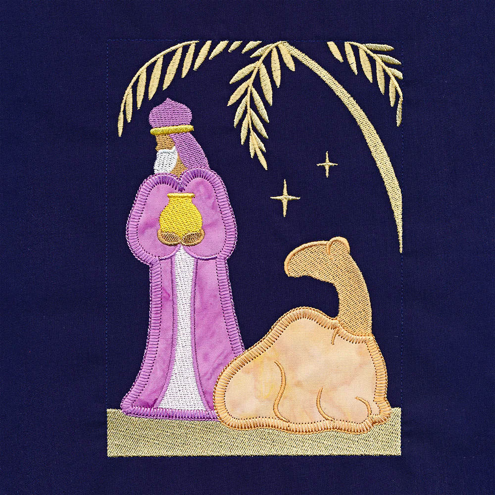 Nativity Story Build-A-Scene Square 5 (Applique) - Image 4
