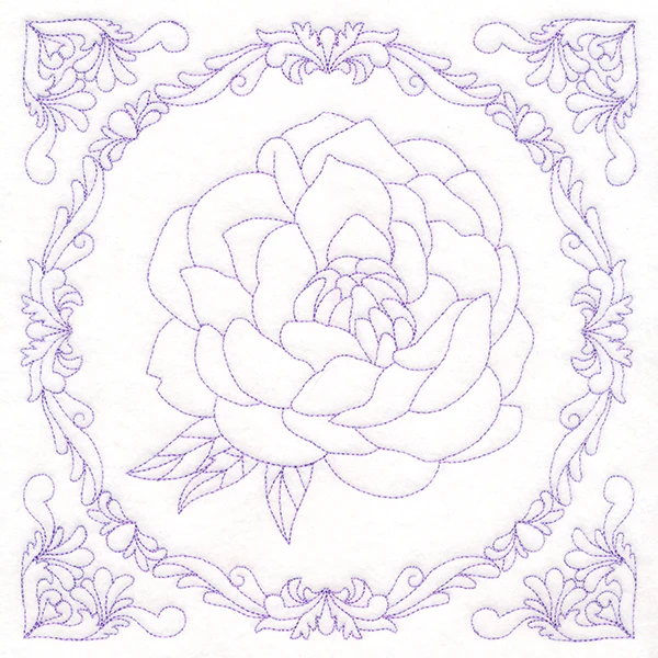 Nature's Cameo Quilting - Peony (Double Run)