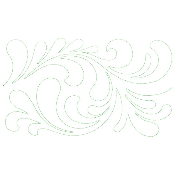 Nature's Textures - Feathers (Edge-to-Edge Quilting)
