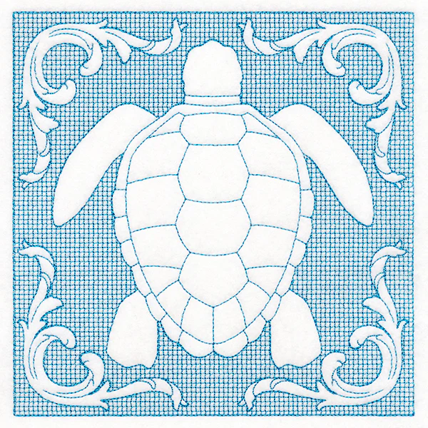 Nautical Adventures Sea Turtle (Trapunto) - Image 2