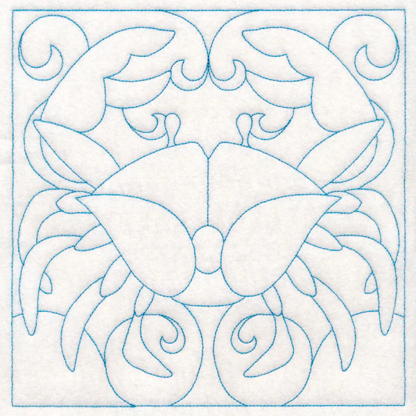 Nautical Quilting - Crab (Double Run) - Image 6