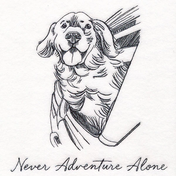 Never Adventure Alone Dog - Image 2