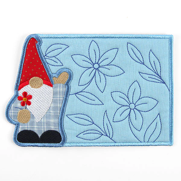 Nice to Gnome You Mug Rug (In-the-Hoop) - Image 3