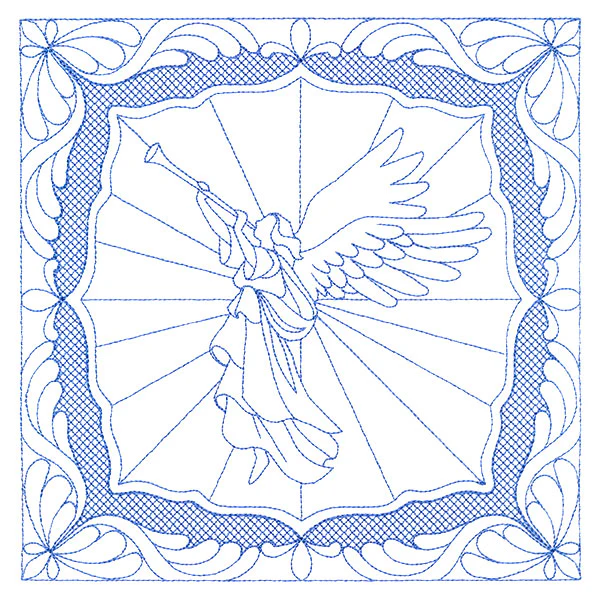 Night Divine Quilting Square - Angel (Double Run) - Image 6