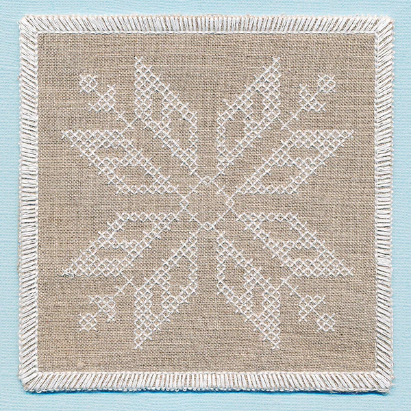 Nordic Snowflake Handwarmer 1 (In-the-Hoop) - Image 2