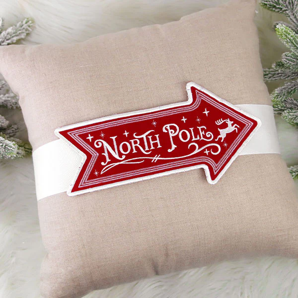 North Pole Pillow Wrap (In-the-Hoop) - Image 2