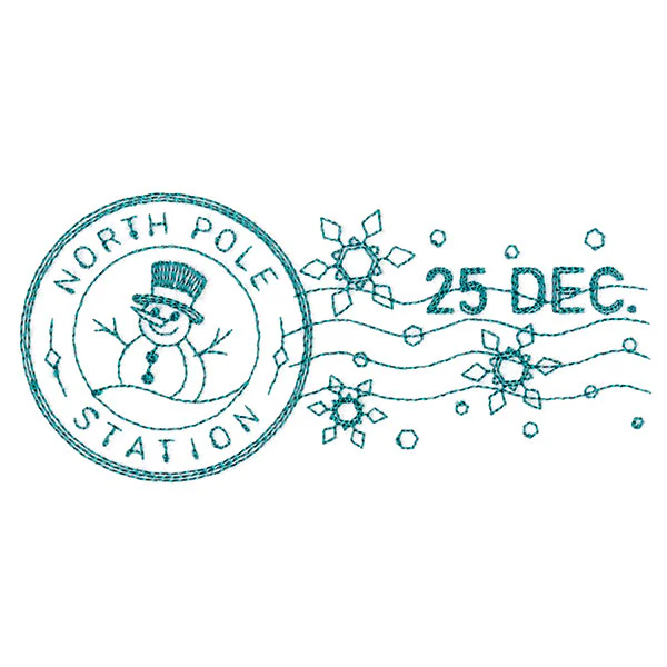 North Pole Station Stamp - Image 7