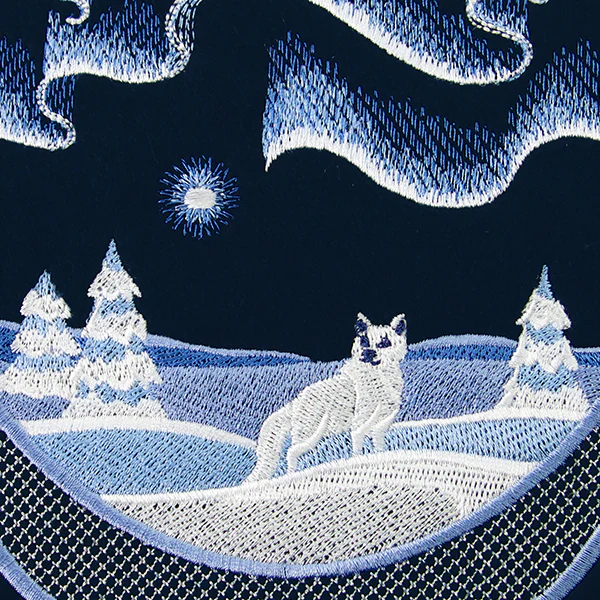 Northern Lights Scene (Trapunto) - Image 4