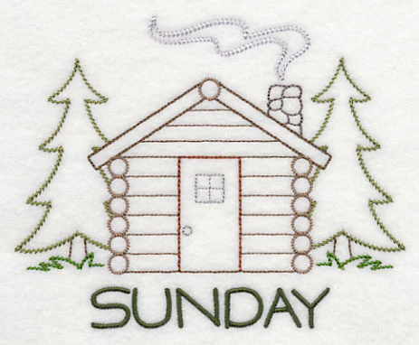 Northwoods Sunday (Vintage)