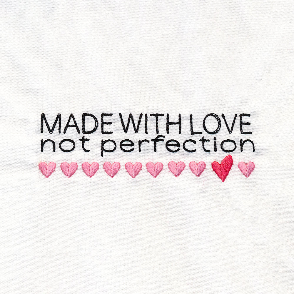 Not Perfection Quilt Label - Image 3