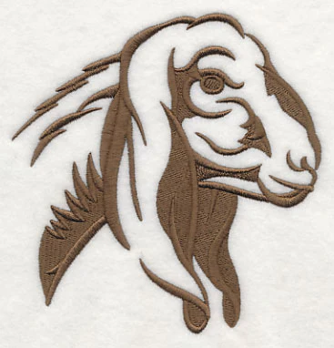 Nubian Goat Silhouette 2 - Image 2