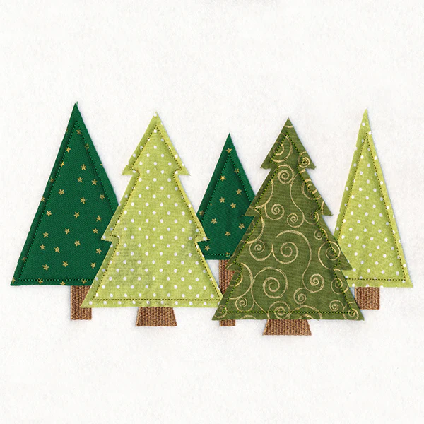 O Christmas Tree Border (Crafty Cut Applique) - Image 2