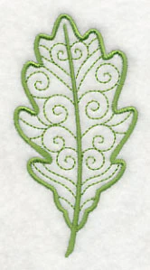Oak Leaf in Flight