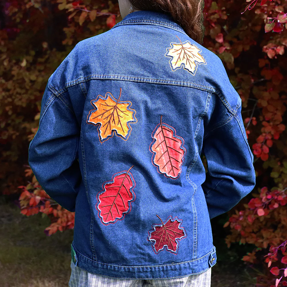 Oak Leaf Silhouette (Reverse Applique) - Image 2