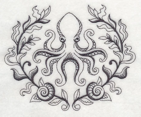 Octopus and Seaweed Laurel - Image 4
